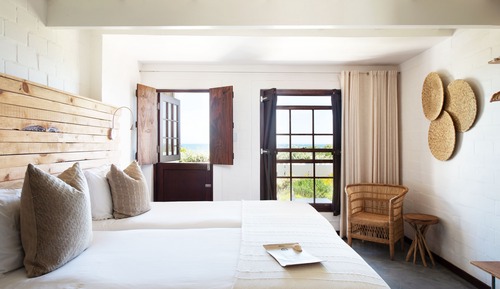 Habitación con 2 camas individuales, vistas al mar