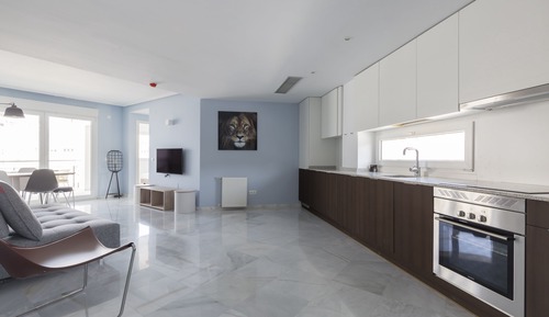 Apartamento Confort, 2 habitaciones, terraza, vistas al complejo turístico (Capitan)