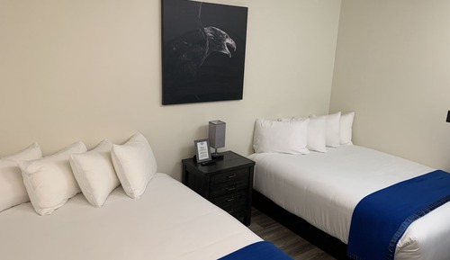 Habitación estándar doble, 2 camas de matrimonio, no fumadores, planta baja