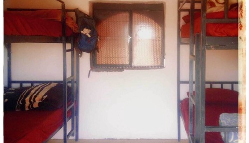 Habitación cuádruple, vistas a la montaña