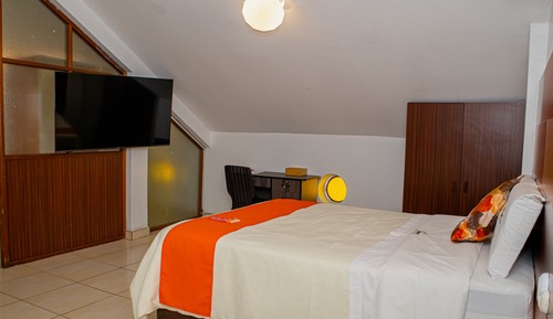 Habitación romántica, 1 cama de matrimonio, baño privado