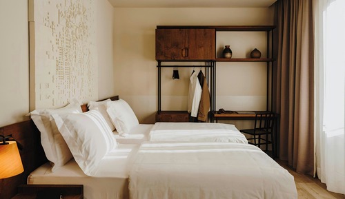 Habitación, 2 camas individuales, balcón