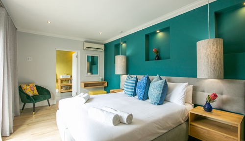 Habitación, 1 cama de matrimonio grande, vistas al mar