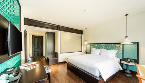 Habitación doble, 1 cama de matrimonio grande, vistas al río