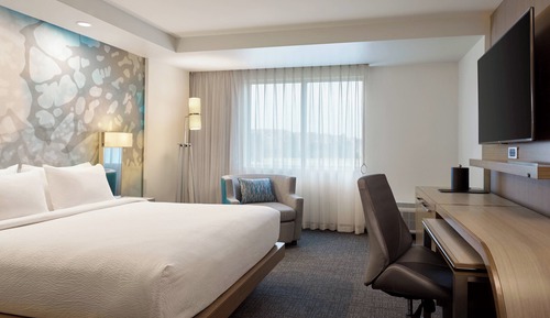 Habitación, 1 cama de matrimonio grande con sofá cama
