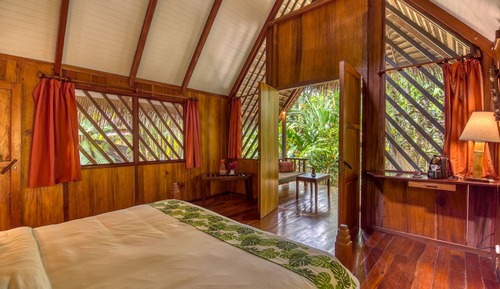 Bungalow Confort, 1 cama de matrimonio grande, vistas al jardín