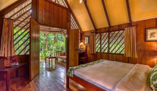 Bungalow, 1 cama de matrimonio, vistas al jardín