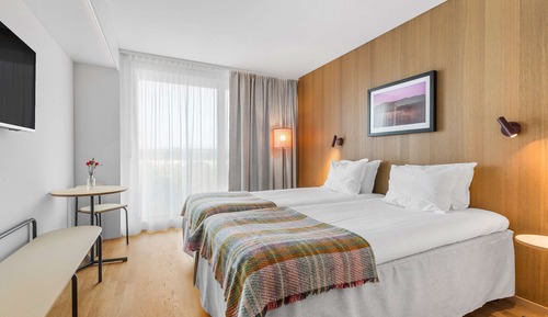 Habitación estándar, 2 camas individuales, no fumadores, balcón (Pet Friendly)