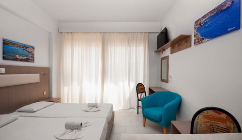 Habitación estándar doble, vistas a la piscina