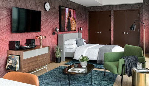 Estudio estándar, 1 cama de matrimonio