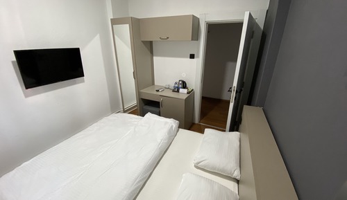 Habitación económica doble, baño compartido