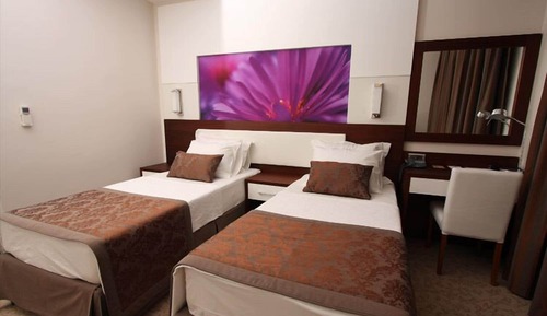Habitación estándar con 1 cama doble o 2 individuales, accesible para personas con discapacidad