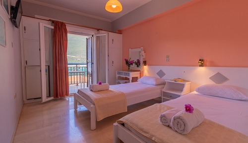 Habitación doble, vistas al mar