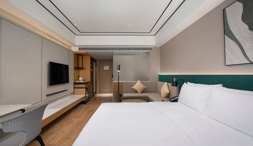 Habitación, 1 cama de matrimonio grande, accesible para personas con discapacidad