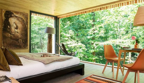Suite de diseño, 1 cama de matrimonio grande, bañera de hidromasaje (Gilles Ballini)