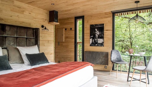 Suite de diseño, 1 cama de matrimonio grande, sauna (Multi Artistes Lucien)