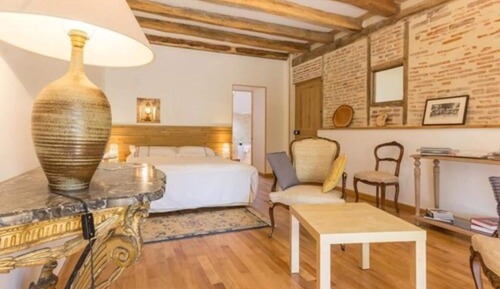 Habitación doble, vistas al jardín (La Thibaude)
