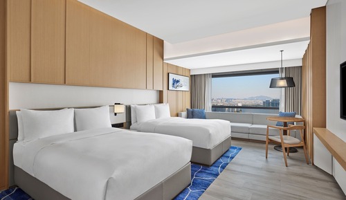 Habitación Deluxe, 2 camas dobles, vistas al mar