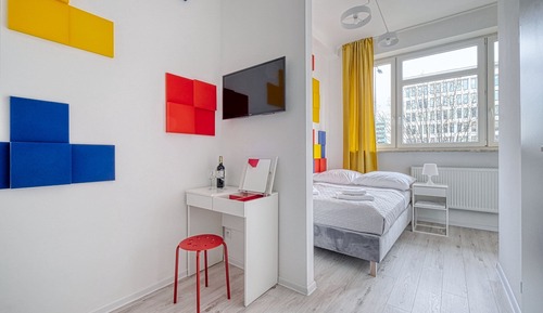 Suite estudio básica, 1 cama doble con sofá cama