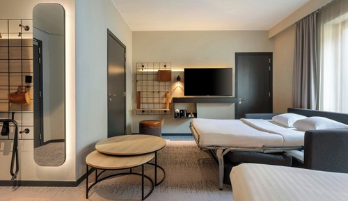 Habitación familiar, 1 cama de matrimonio con sofá cama, no fumadores