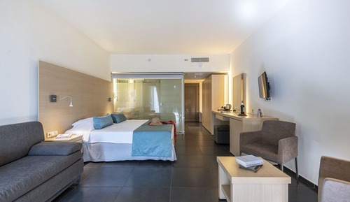 Habitación doble, vistas parciales al mar