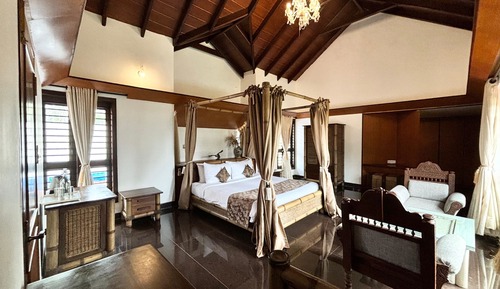 Suite estudio exclusiva, 1 cama de matrimonio grande, vistas al jardín
