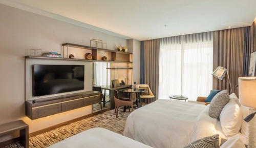 Habitación Deluxe, 2 camas de matrimonio, no fumadores