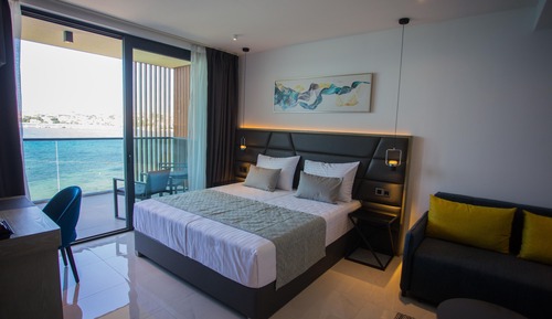 Habitación Gallery, balcón, vistas al mar