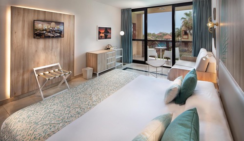 Habitación estándar doble, vistas parciales al mar