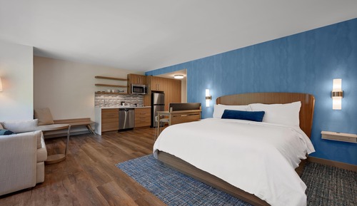 Estudio, 1 cama de matrimonio grande con sofá cama (Mobility Accessible, Transfer Shower)