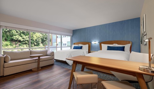 Estudio, varias camas, no fumadores (Mobility Accessible, Roll-in Shower)