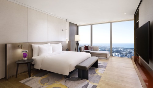 Suite, 1 cama de matrimonio grande, en esquina (130-SQM)