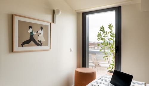 Ático, 1 habitación, terraza