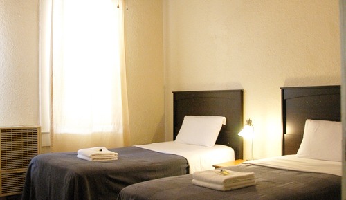 Habitación económica doble, baño compartido