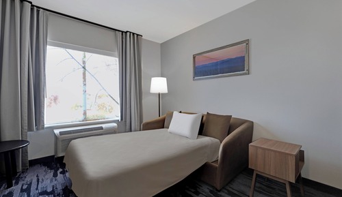 Suite estudio, 1 cama de matrimonio grande con sofá cama