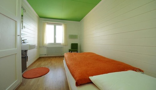 Habitación individual básica, baño compartido