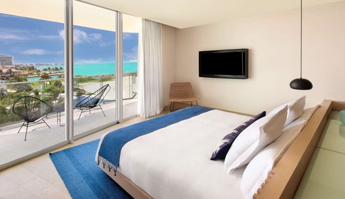 Habitación superior, 1 cama de matrimonio grande, vistas al mar