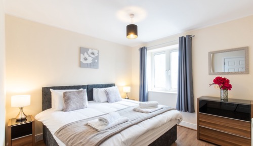 Apartamento Deluxe, baño privado, vistas a la ciudad