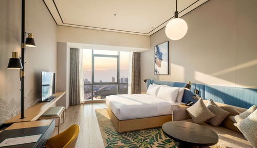Habitación básica, 1 cama de matrimonio grande, accesible para personas con discapacidad