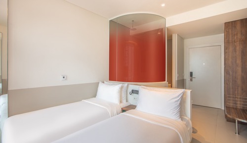 Habitación Premier con 2 camas individuales (Flexible Check-in and Check-out time)