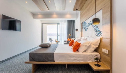 Habitación Deluxe, balcón, vistas al mar (for 4)