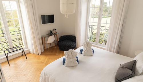 Habitación con 1 cama doble o 2 individuales, vistas al mar