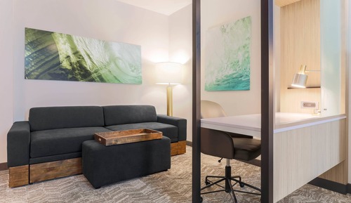 Estudio, 1 cama de matrimonio grande, vistas a la ciudad (Hearing Accessible)