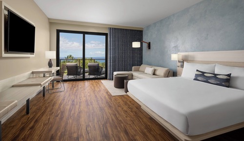 Suite, 1 cama de matrimonio grande con sofá cama, no fumadores, vistas al mar (Balcony)