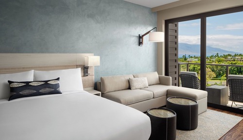 Habitación, 1 cama de matrimonio grande con sofá cama, no fumadores, vistas al mar (Balcony)