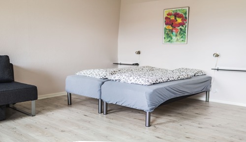 Estudio familiar, accesible para personas con discapacidad, baño privado