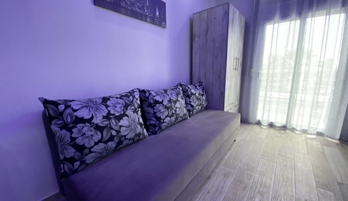 Estudio Confort, 1 cama de matrimonio con sofá cama, vistas al mar