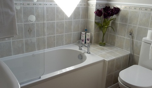 Habitación doble, bañera