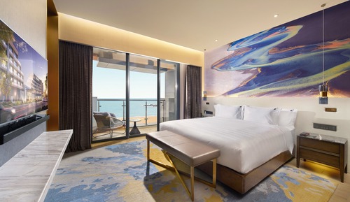 Suite, 1 cama de matrimonio grande, vistas a la playa (Rock Royalty Suite Ocean View)