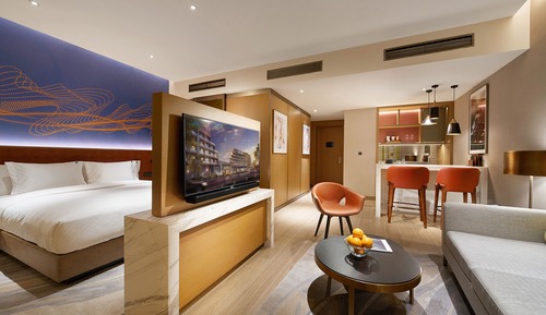 Suite, 1 cama de matrimonio grande, vistas a la playa (Rock Royalty Studio Ocean View)